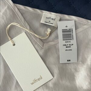 NWT Wilfred Only Slip Maxi Dress with Thin Straps